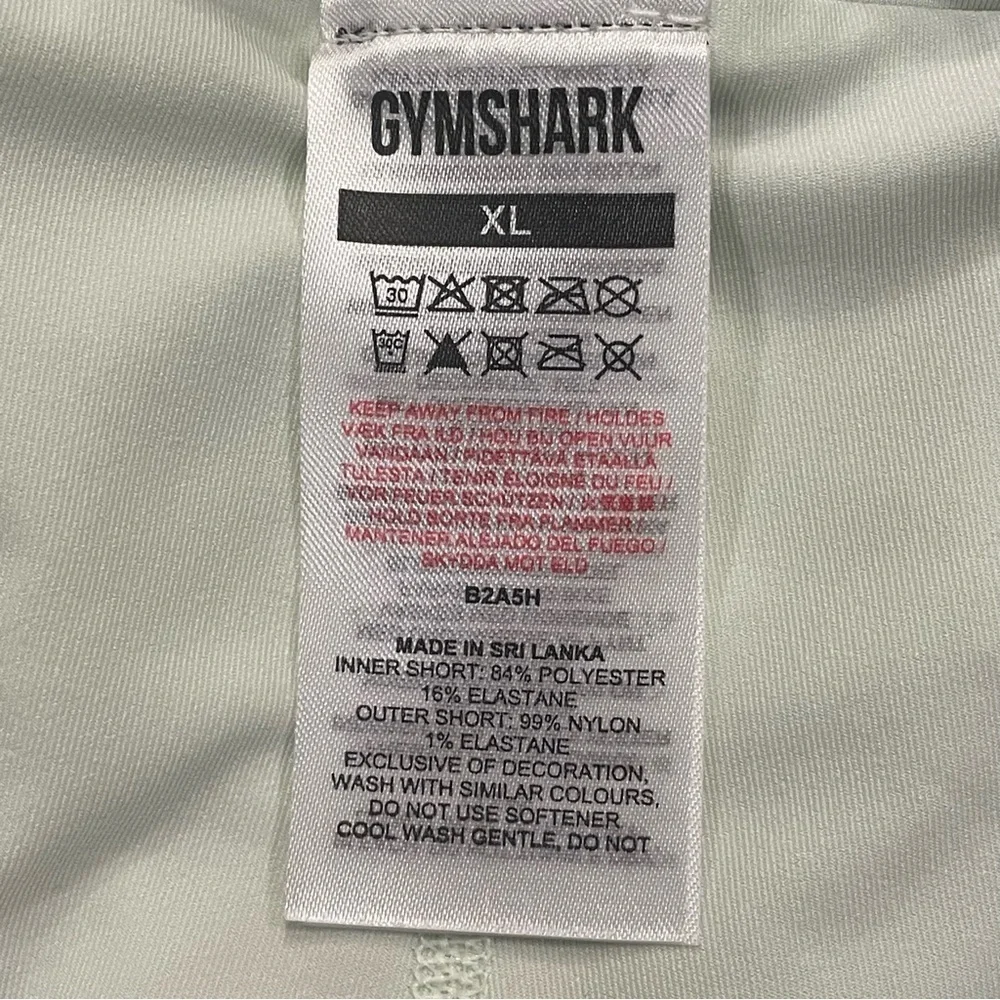 Gymshark Women’s Speed 2 in 1 Shorts Cucumber Green Size XL